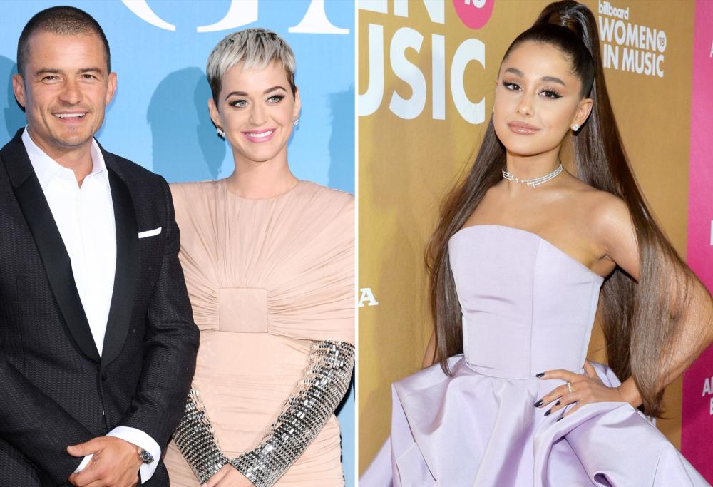 Ariana Grande: ecco come ha sorpreso Katy Perry e Orlando Bloom