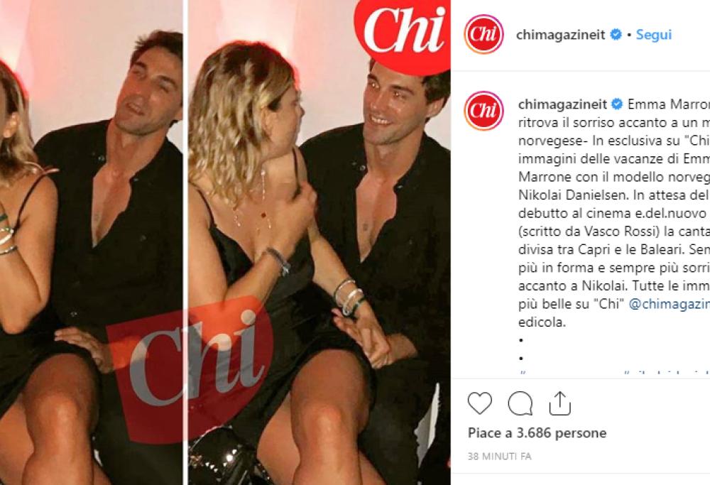 Emma Marrone paparazzata (felice e sexy) con Nikolai 