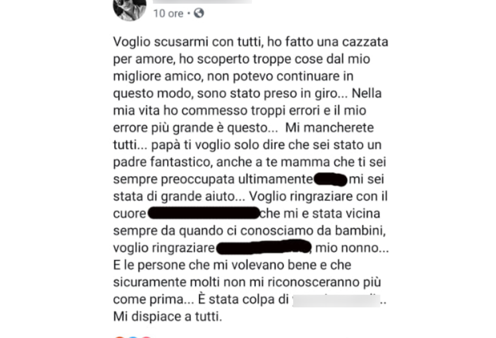 Uccide l'amico e poi fa una stories su Instagram: shock a Borgomenero