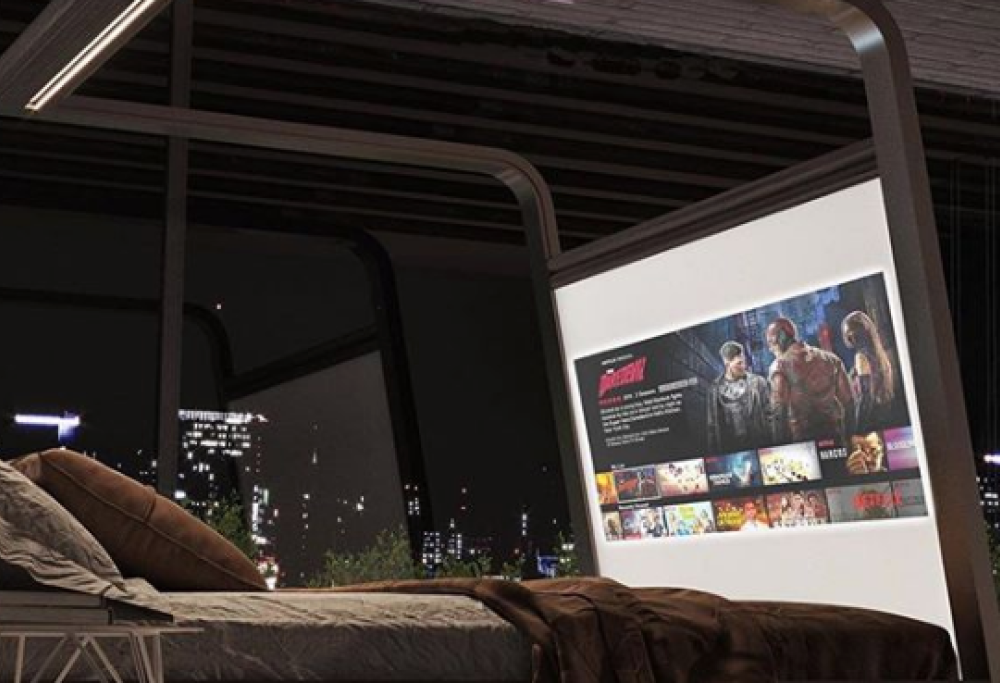 Ecco Hi-Bed, il letto ideale per gli amanti delle serie tv