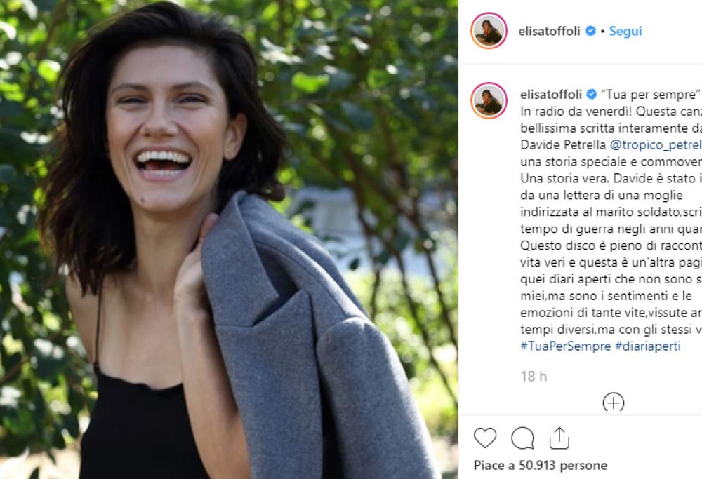Elisa annuncia il lancio del nuovo singolo "Tua per sempre"