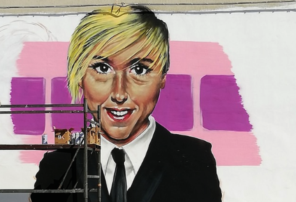 A Taranto è stato realizzato un murale dedicato a Nadia Toffa