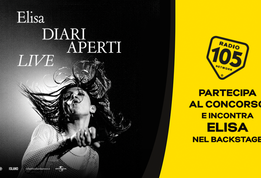 Partecipa al concorso e potresti incontrare Elisa nel backstage !