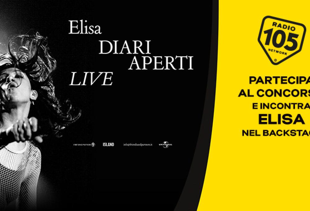 Partecipa al concorso e incontra Elisa nel backstage!
