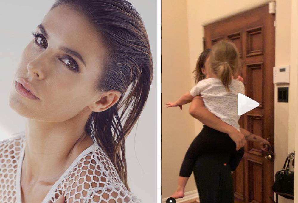 Elisabetta Canalis ospita una famiglia delle Bahamas rimasta senza casa