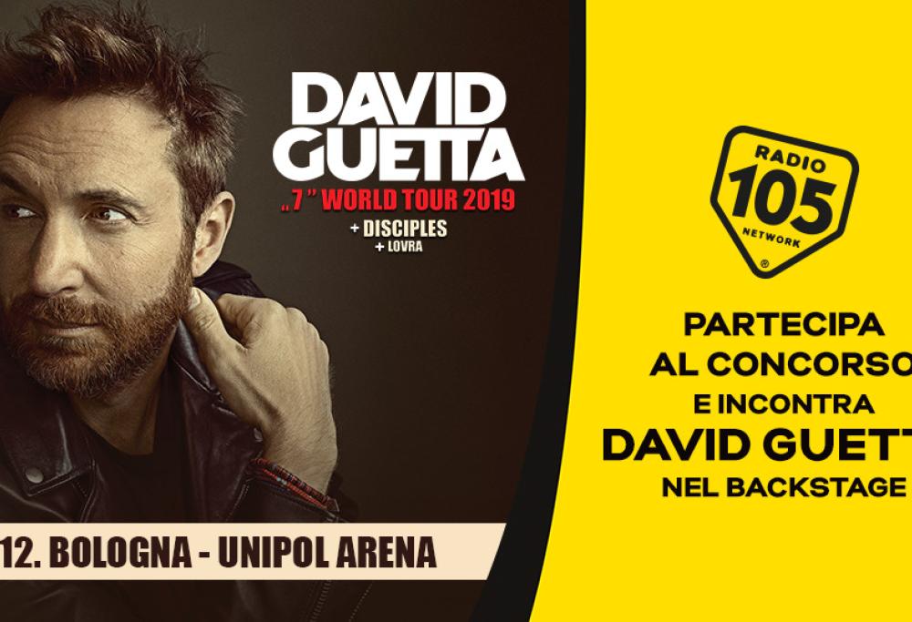 Partecipa al concorso e potresti incontrare David Guetta nel backstage !