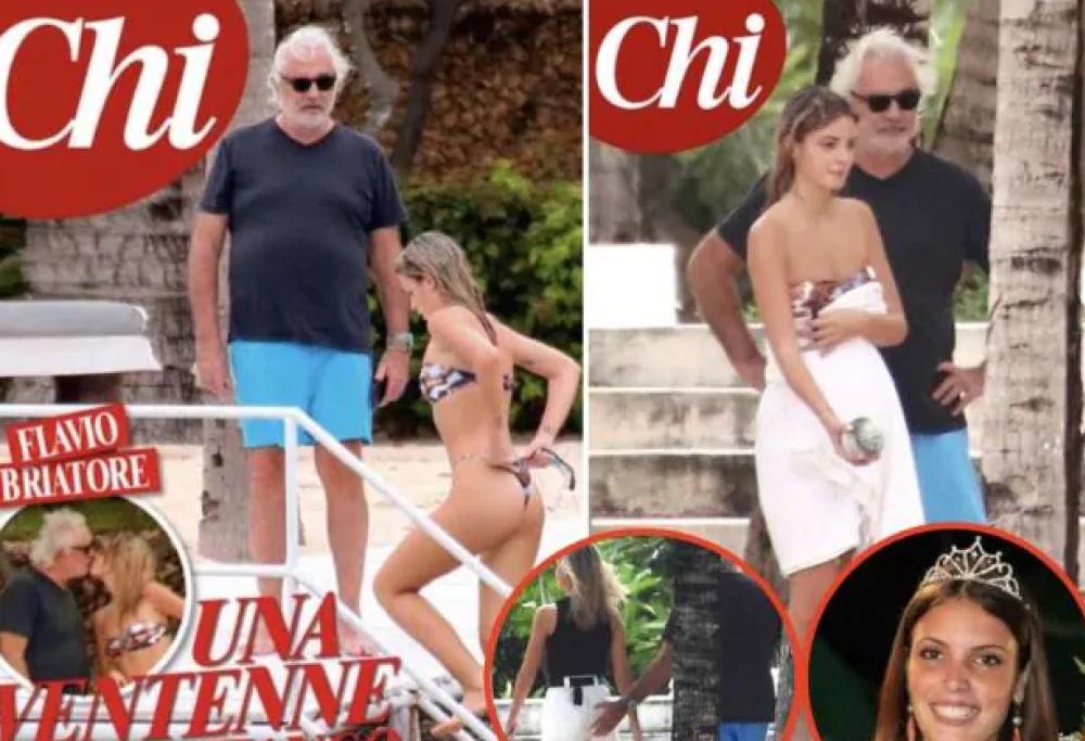 Flavio Briatore paparazzato con una 20enne in vacanza: è la sua nuova fiamma? 