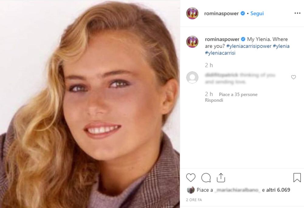 Romina Power posta un nuovo appello per ritrovare sua figlia Ylenia