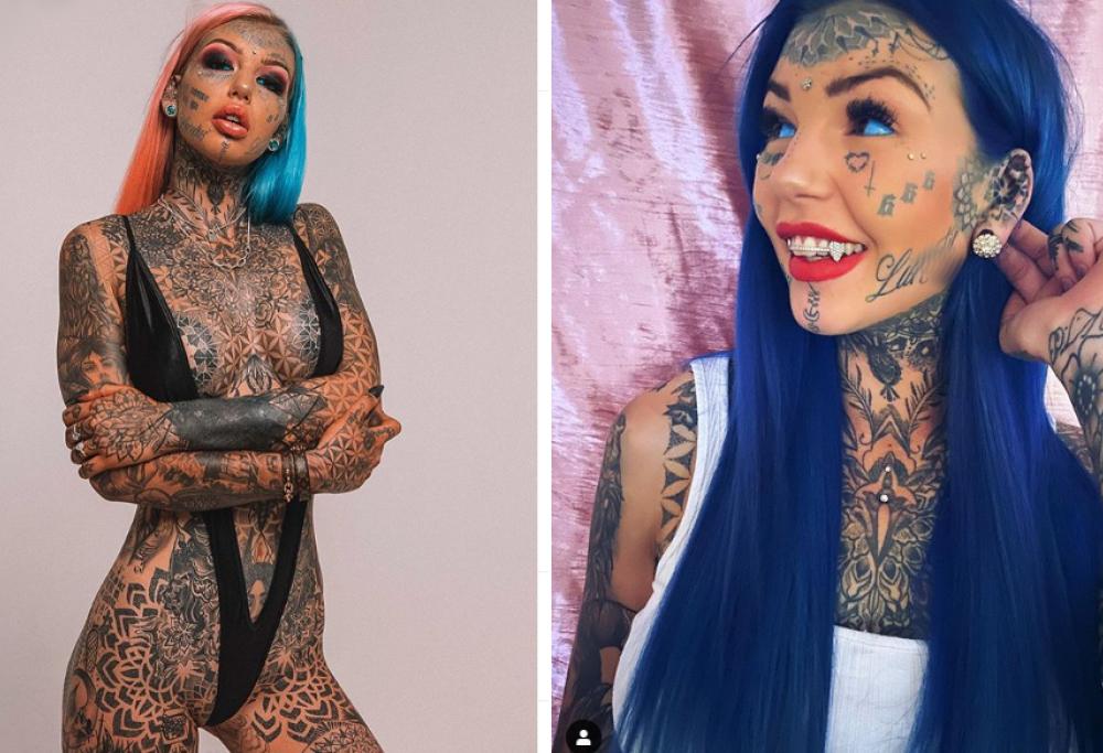 Spende 16mila euro in tatuaggi per diventare la "ragazza drago"