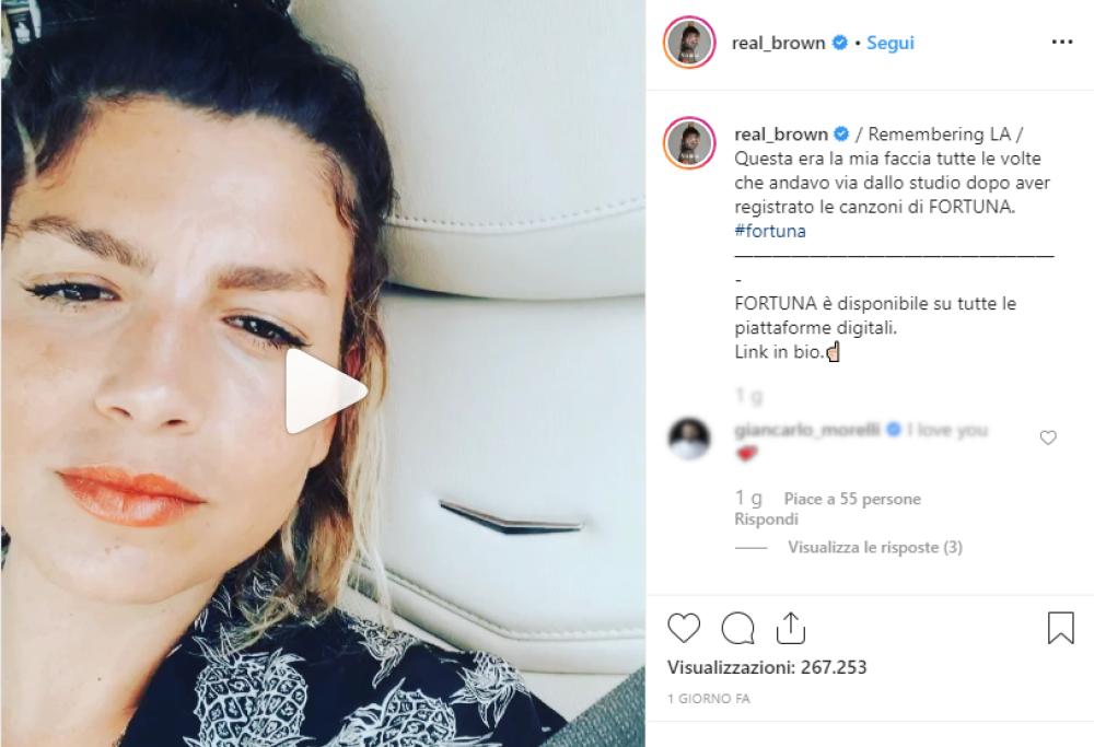Emma Marrone mostra in un video l'effetto di "Fortuna" sul suo volto