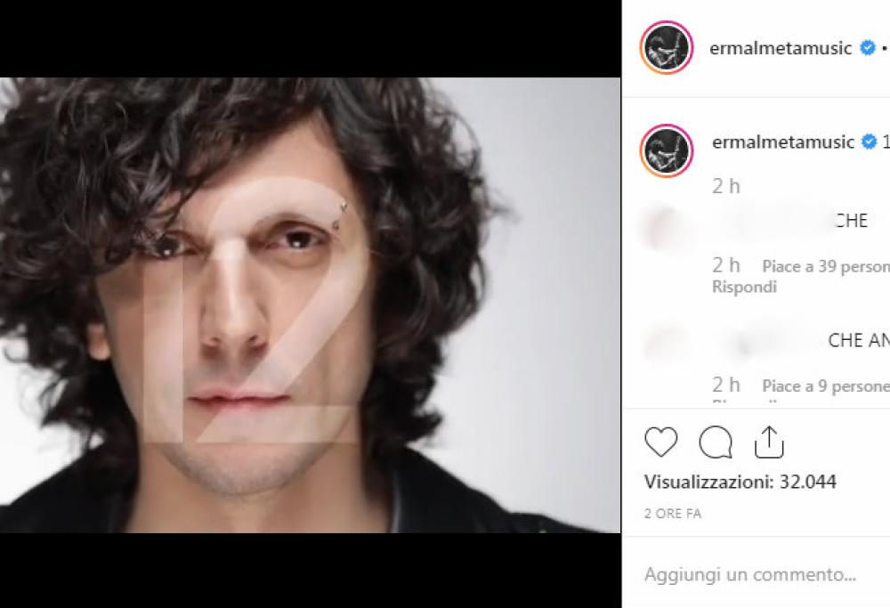 Ermal Meta cancella tutti i suoi post su Instagram: nuovo singolo in arrivo?