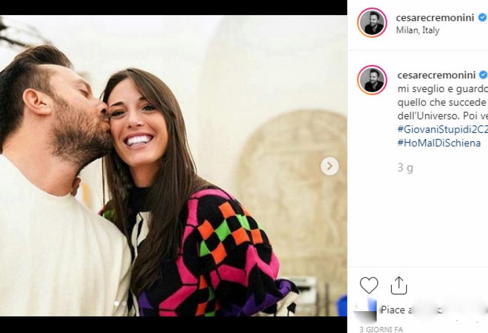 Cesare Cremonini è innamorato: la dedica per la fidanzata Martina