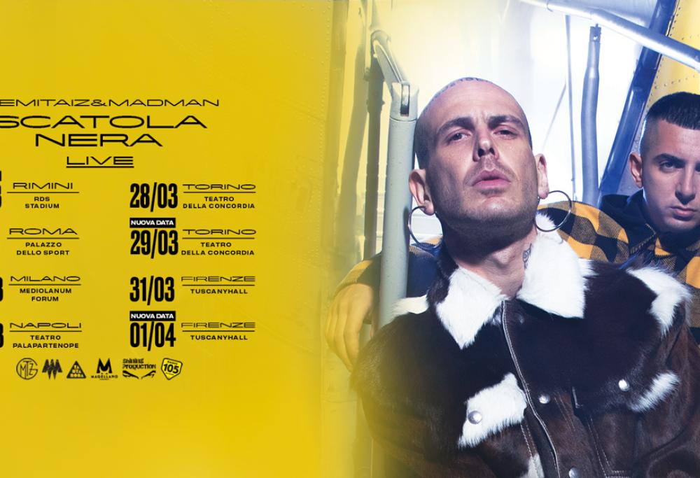 Gemitaiz e MadMan: aggiunte a grande richiesta altre tre nuove date al Scatola Nera tour!