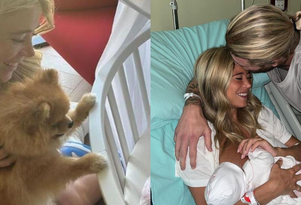 Diletta Leotta e Loris Karius tornano a casa con la piccola Aria