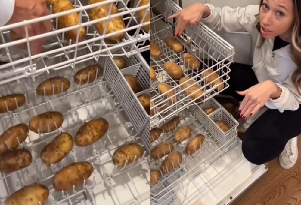 Lavare le patate in lavastoviglie: il metodo è virale sui social