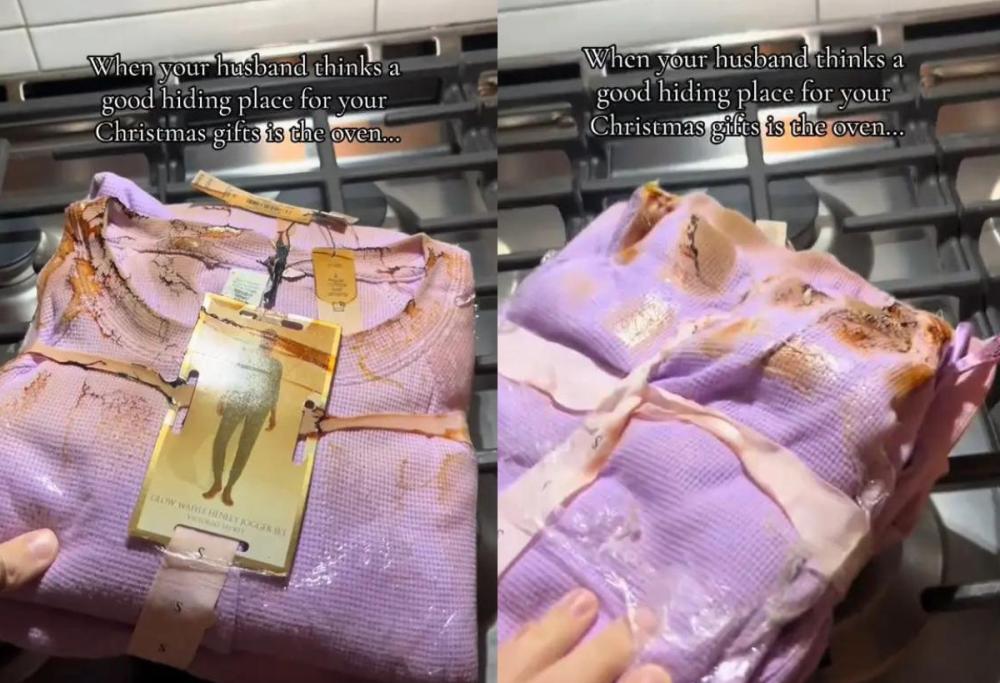 Il marito nasconde il regalo di Natale nel forno: lei lo brucia
