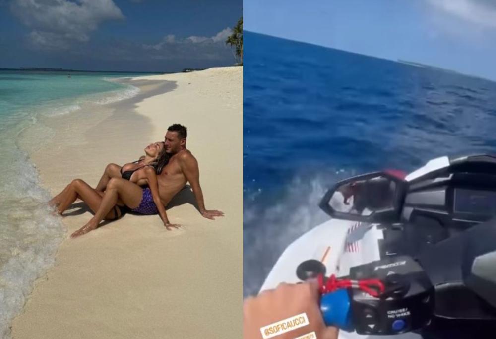 Francesco Totti e Noemi Bocchi sempre più innamorati alle Maldive