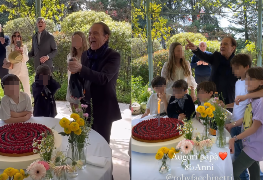 Roby Facchinetti compie 80 anni: grande festa con la famiglia