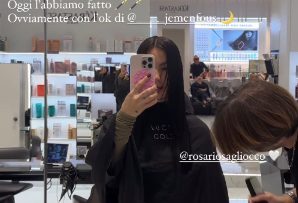 Giulia De Lellis cambia look dal parrucchiere: "L'abbiamo fatto"