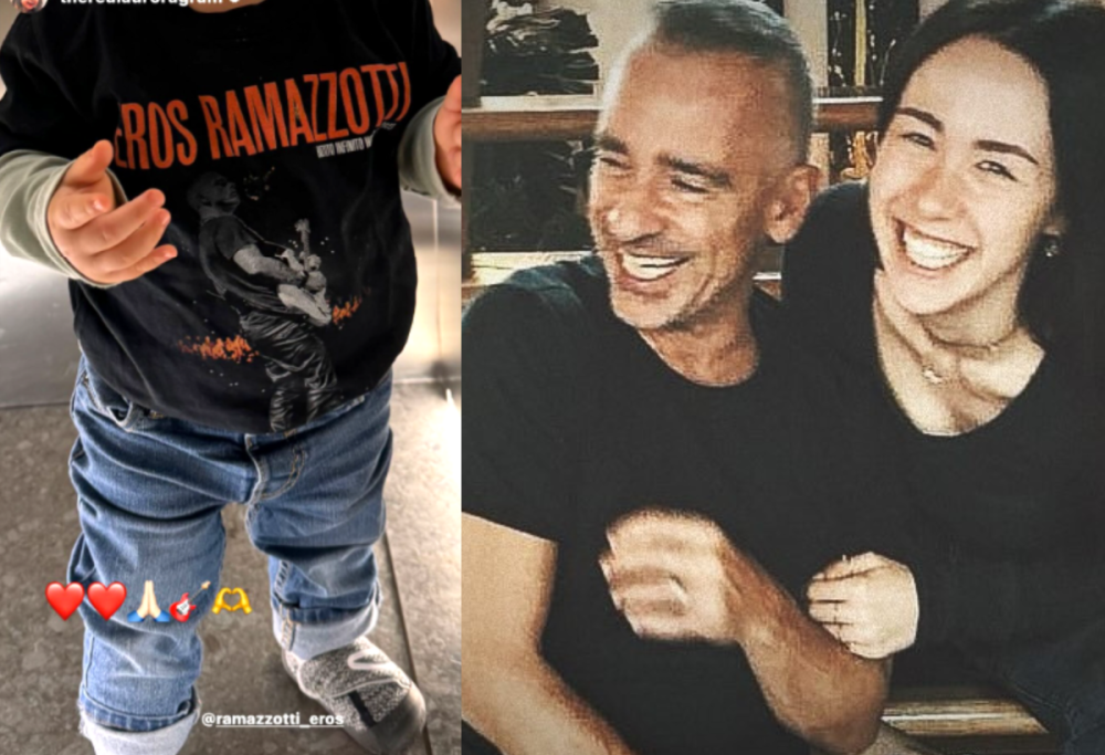 Eros Ramazzotti, il piccolo Cesare è il suo fan numero 1: foto