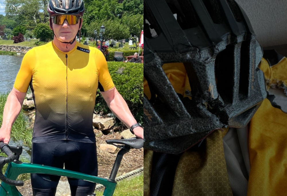 Gordon Ramsay, brutto incidente in bici: “Vivo grazie al casco”