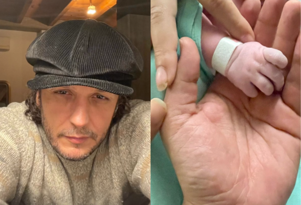 Ermal Meta è diventato papà per la prima volta: è nata Fortuna