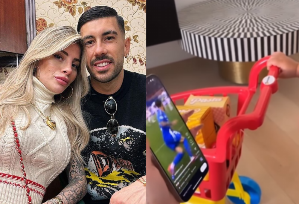 Il figlio di Zaccagni esulta per il gol: il video di Chiara Nasti
