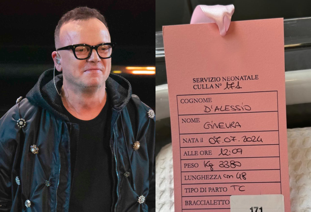 È nata Ginevra, la figlia di Gigi D’Alessio e Denise Esposito