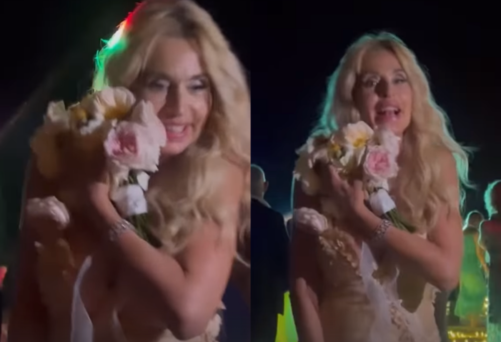 Valeria Marini e il bouquet alle nozze di Ventura: “Lo ha distrutto”