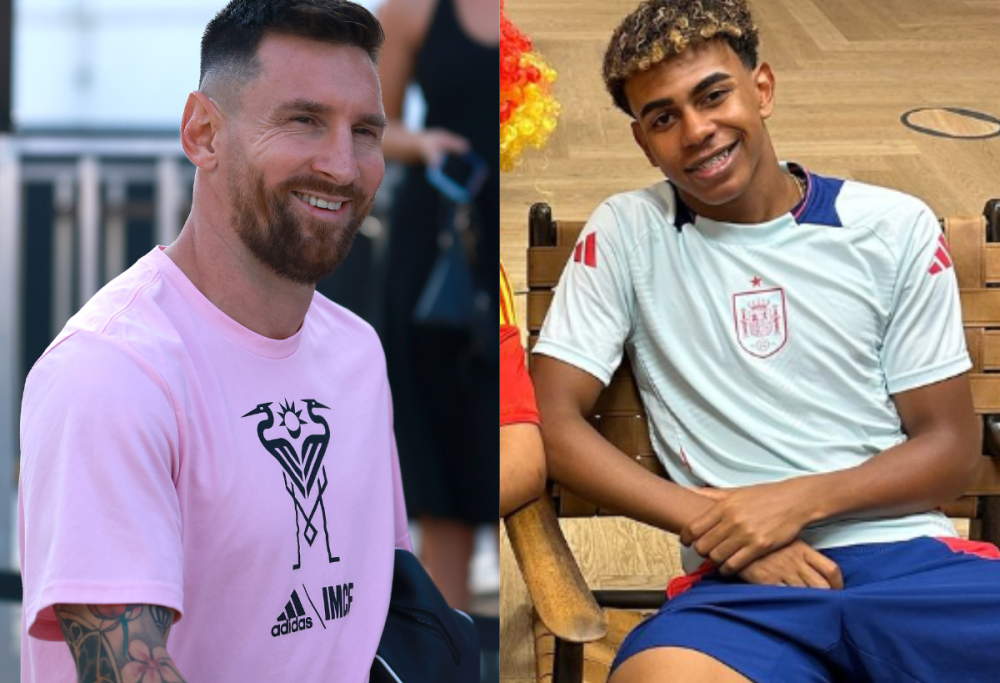 Da Leo Messi a Euro 24,  Lamine Yamal e la foto scattata 17 anni fa