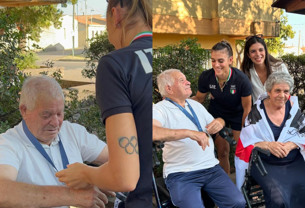 Alessia Orro: la medaglia d’oro al nonno commuove il web