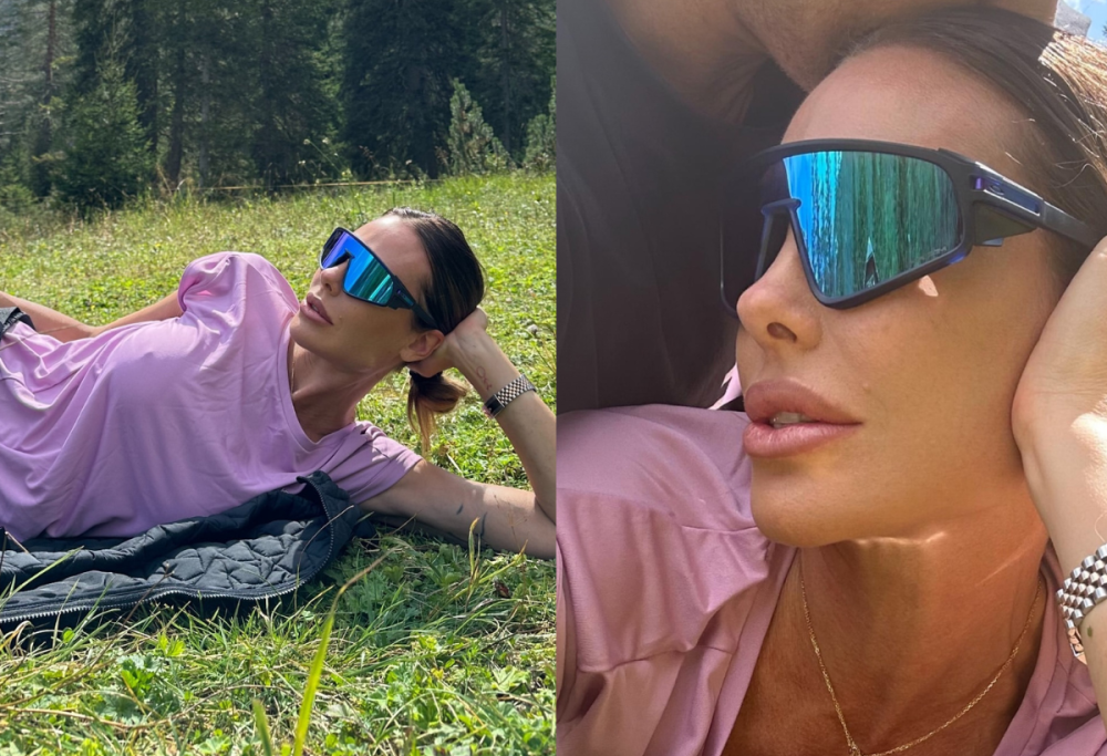 Le vacanze in montagna di Ilary Blasi e il fidanzato Bastian Muller