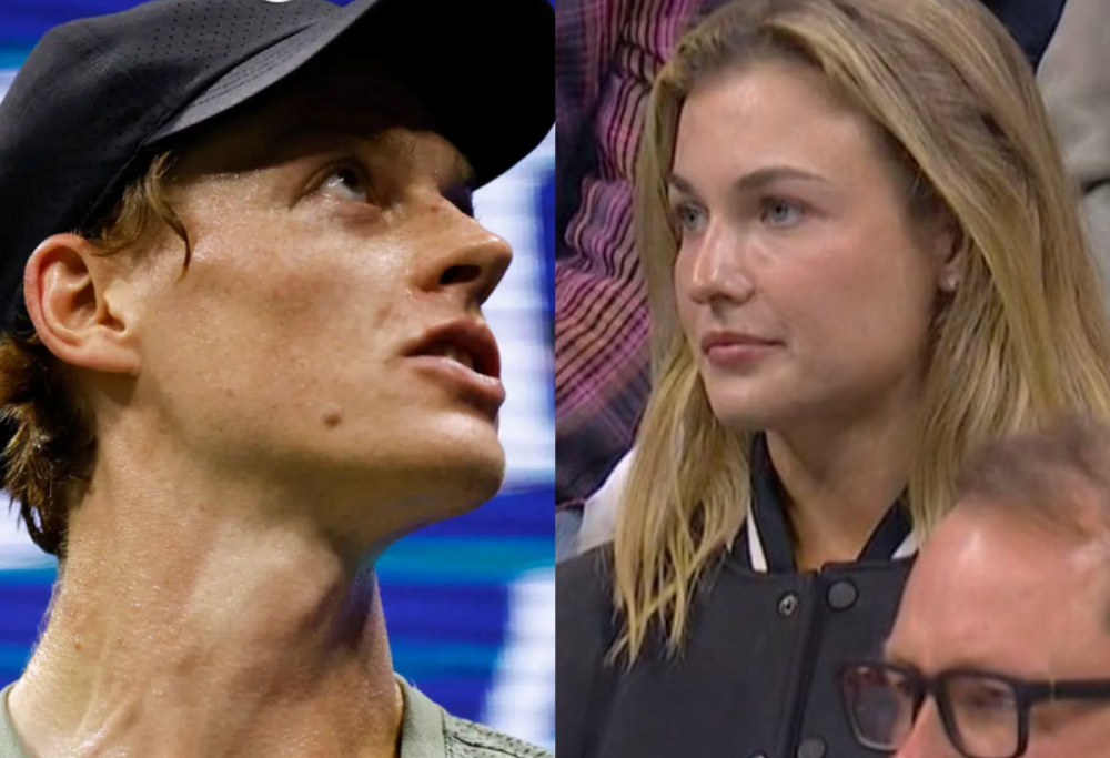 Sinner e Anna, altro che crisi: lei a tifare per Jannik in tribuna