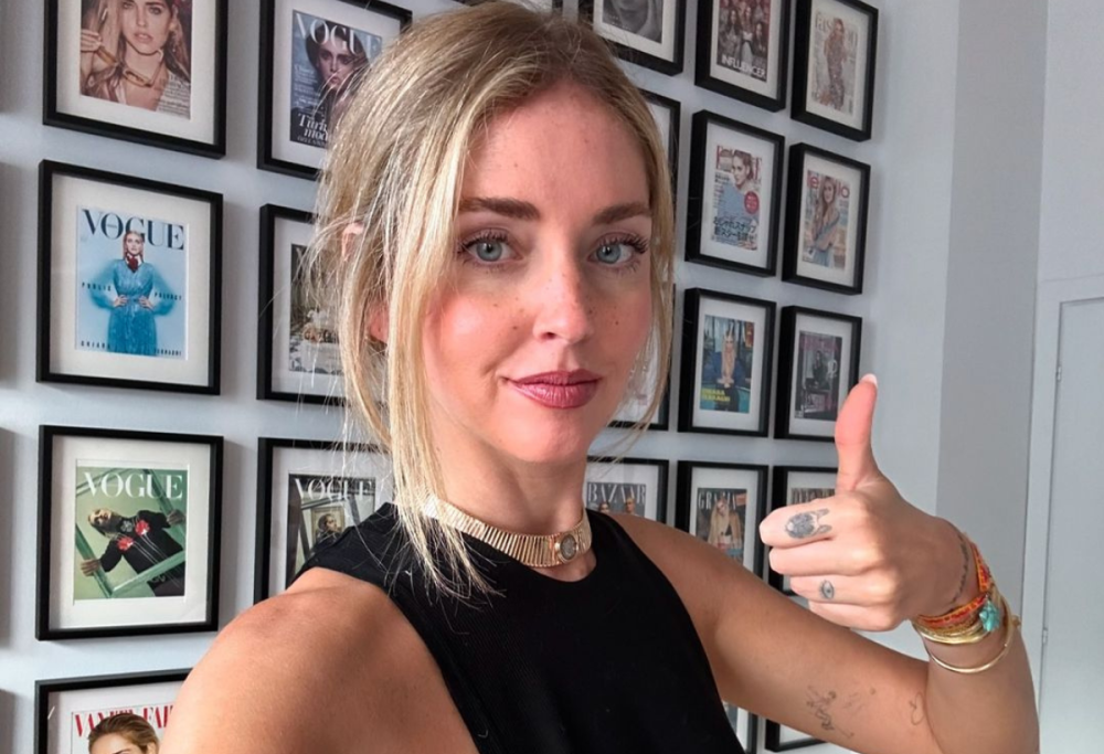 Chiara Ferragni, nuovo beauty trend: le lentiggini finte. Foto