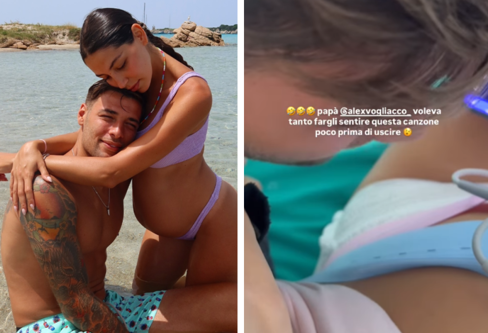 Virginia Mihajlovic, inno della Champions prima di andare a partorire