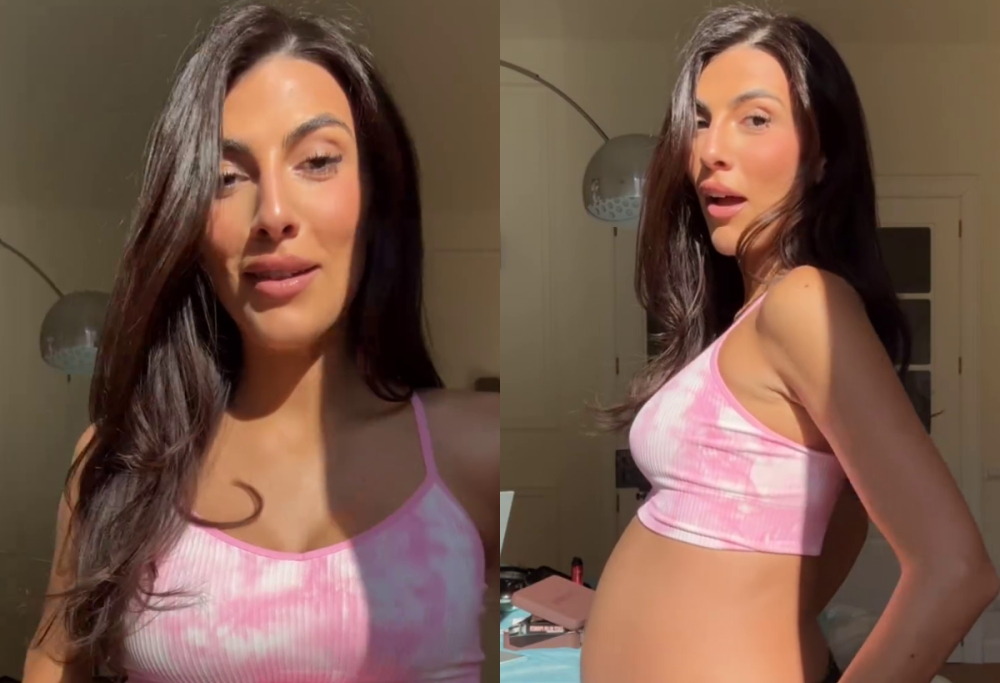Giulia Salemi mostra il pancione sui social: “Esploso di colpo”