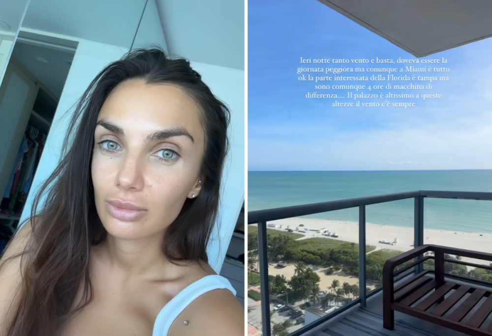 Elettra Lamborghini sorprende: "Uragano Milton? A Miami c’è il sole"