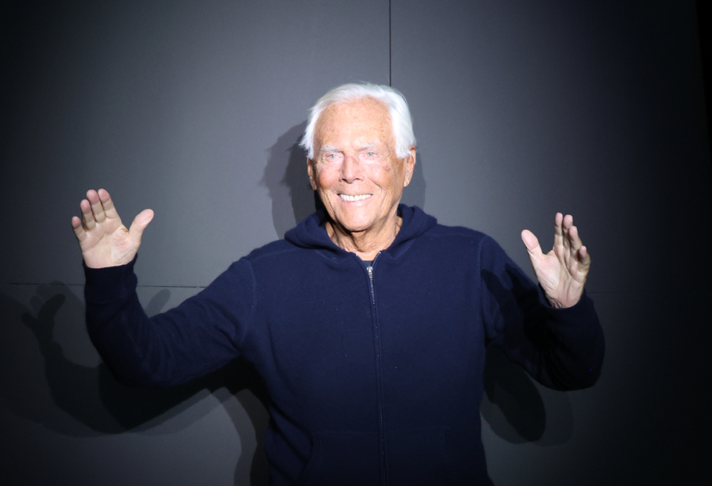 Giorgio Armani sul suo futuro: “Altri due o tre anni poi mi ritiro”
