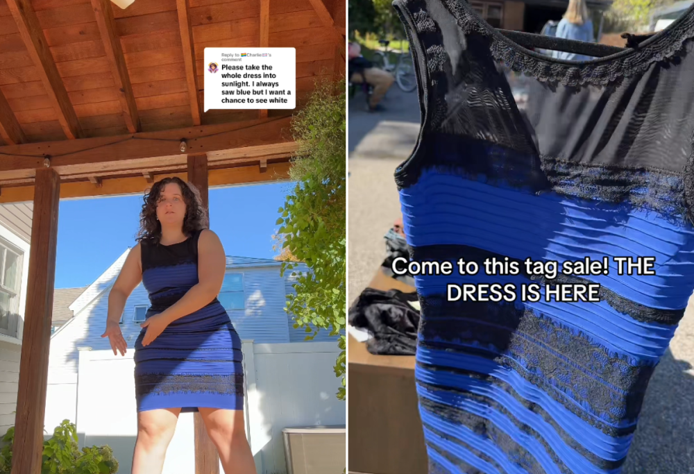 Il vestito che divise il web riappare: blu e nero o bianco e oro?