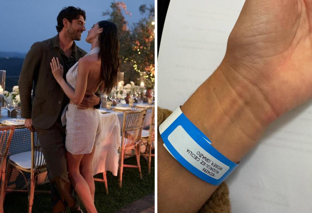 Cecilia Rodríguez e Moser, la foto con il braccialetto dell’ospedale