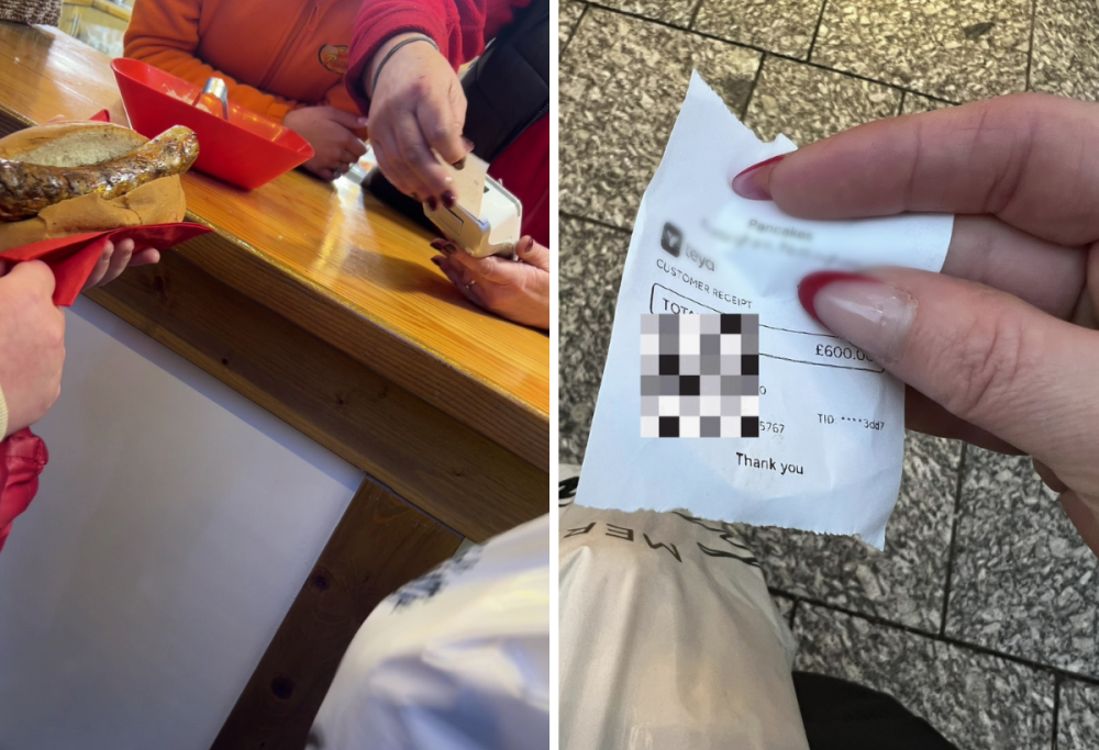 Due hot dog da record ai mercatini di Natale: scontrino da 720 euro