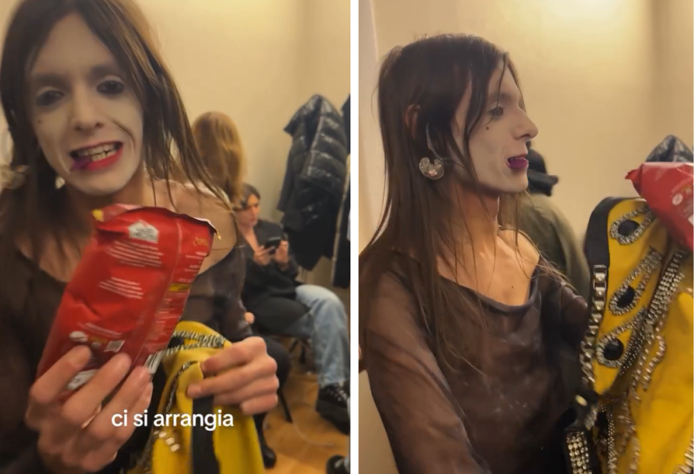 Sanremo, Lucio Corsi svela il suo trucco: le patatine nascoste
