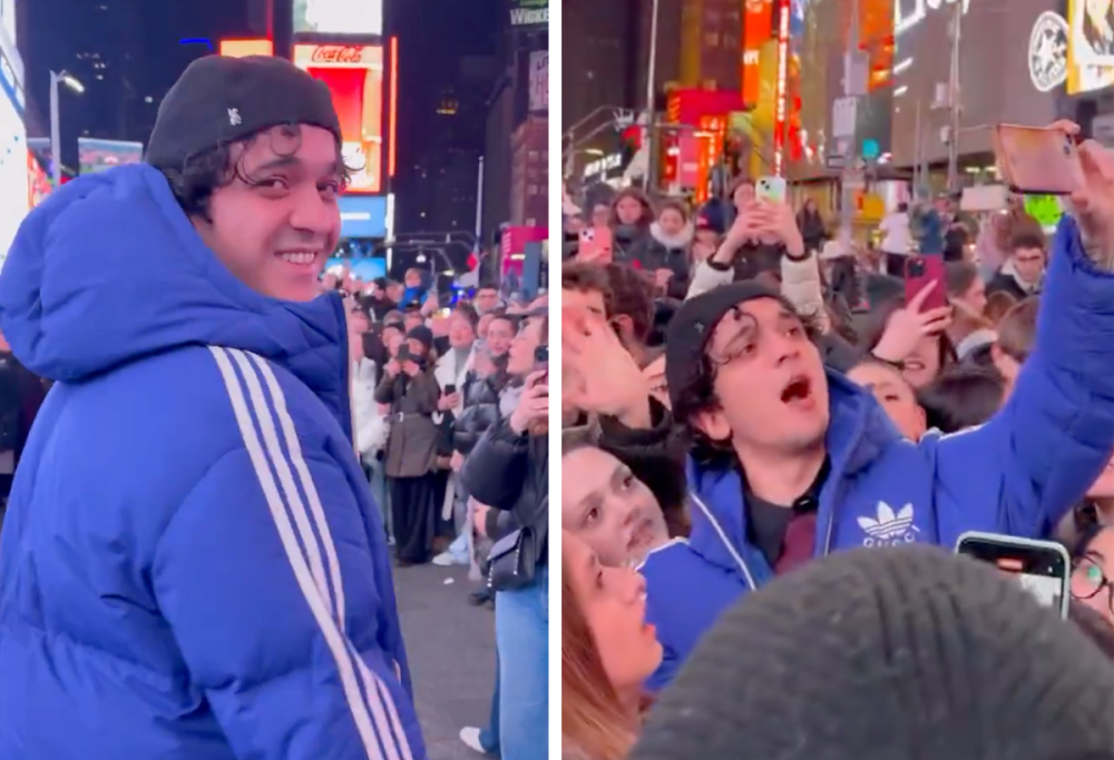 Tananai a New York: i fan intonano la sua “Tango” e lui si emoziona
