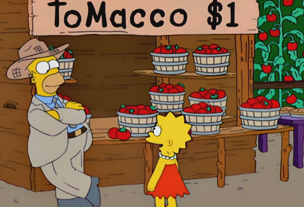 I Simpson e la profezia del tomacco: la pianta è diventata realtà