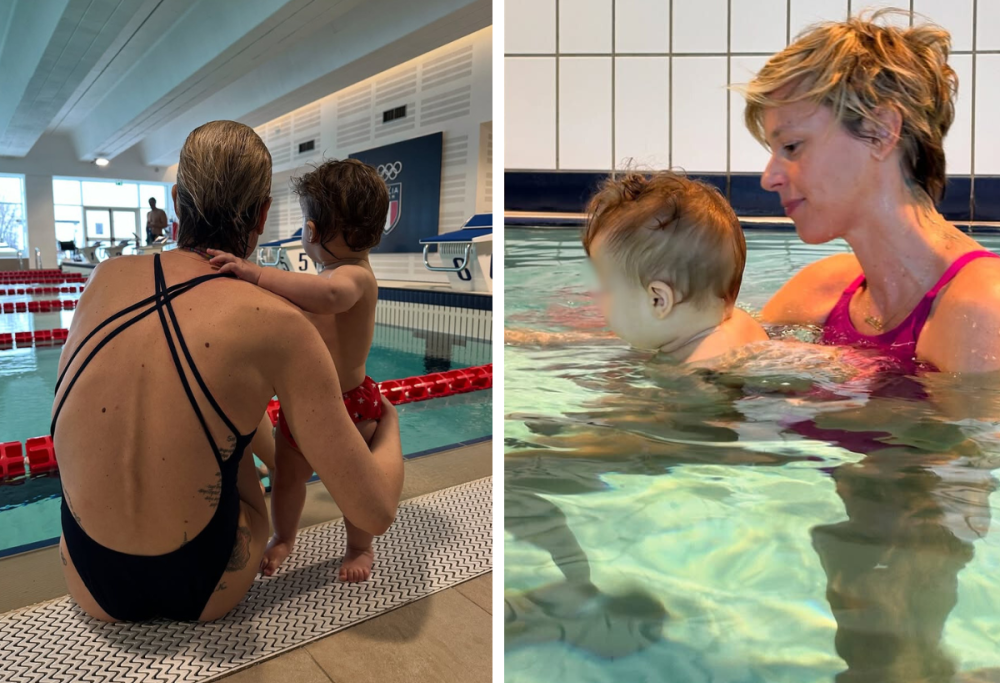 Federica Pellegrini in piscina con Matilde: lo scatto emozionante