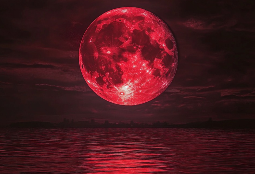 Eclissi lunare totale il 14 marzo 2025: il cielo si tinge di rosso