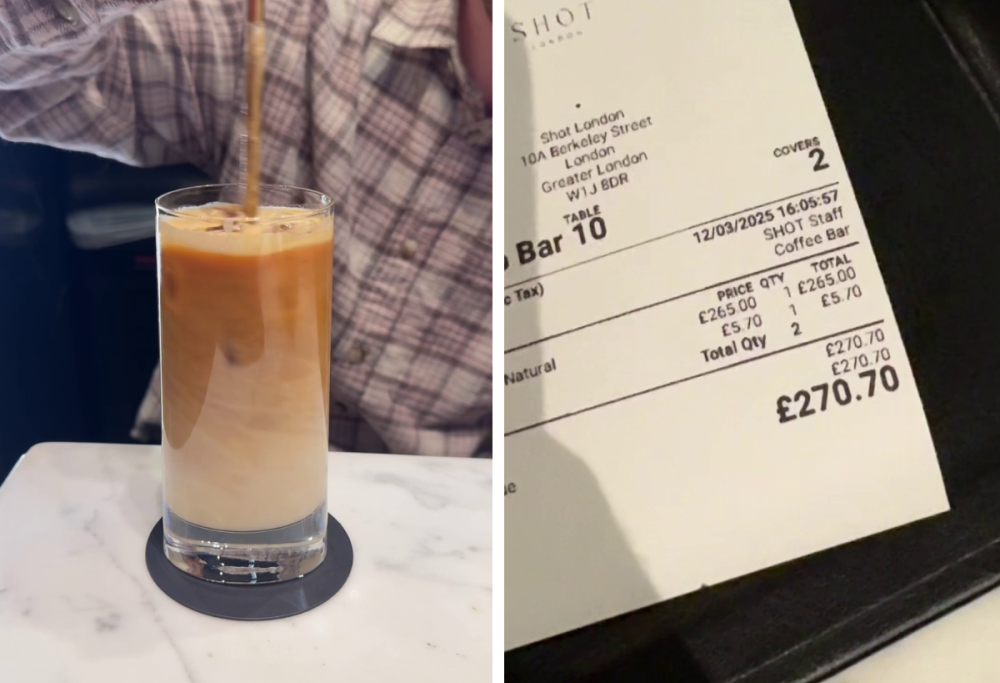 Paga 300 € per un caffè, ma il gusto lo delude: “Non posso crederci”