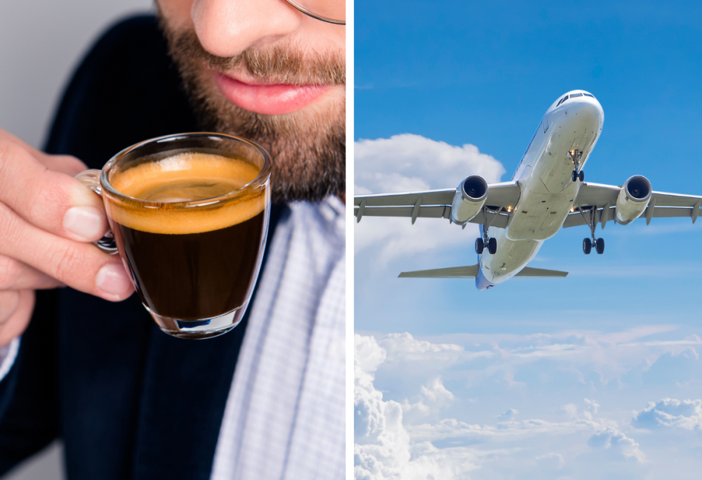 Bevi caffè in aereo? Assistente di volo spiega perché non dovresti