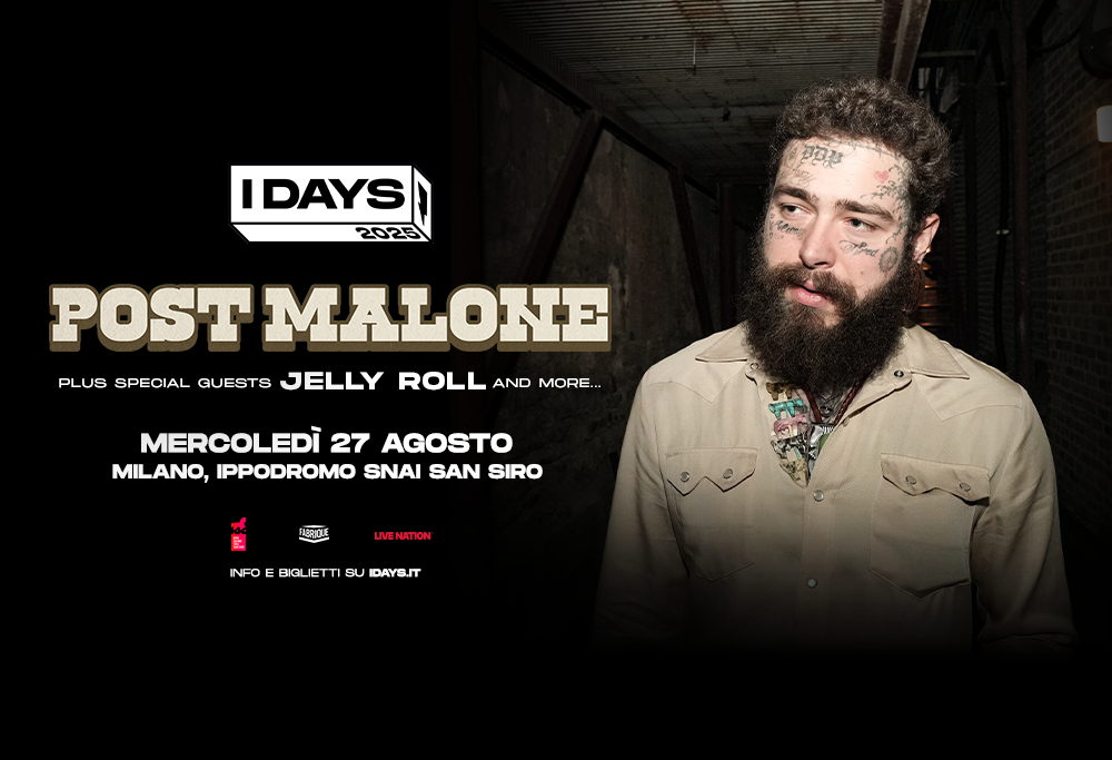 Radio 105 ti porta al concerto di Post Malone a I-Days Milano Coca-Cola 