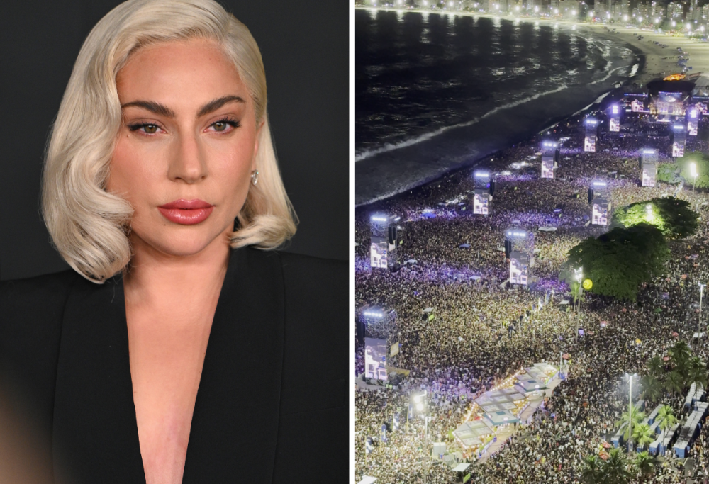 Lady Gaga, in più di 2 milioni a Copacabana per il concerto gratis